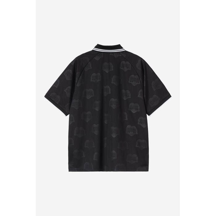Carhartt WIP S/S Terrace Football T-Shirt - Heart Train Jacquard/Black