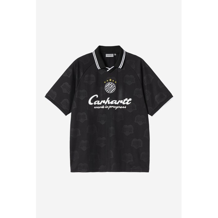 Carhartt WIP S/S Terrace Football T-Shirt - Heart Train Jacquard/Black