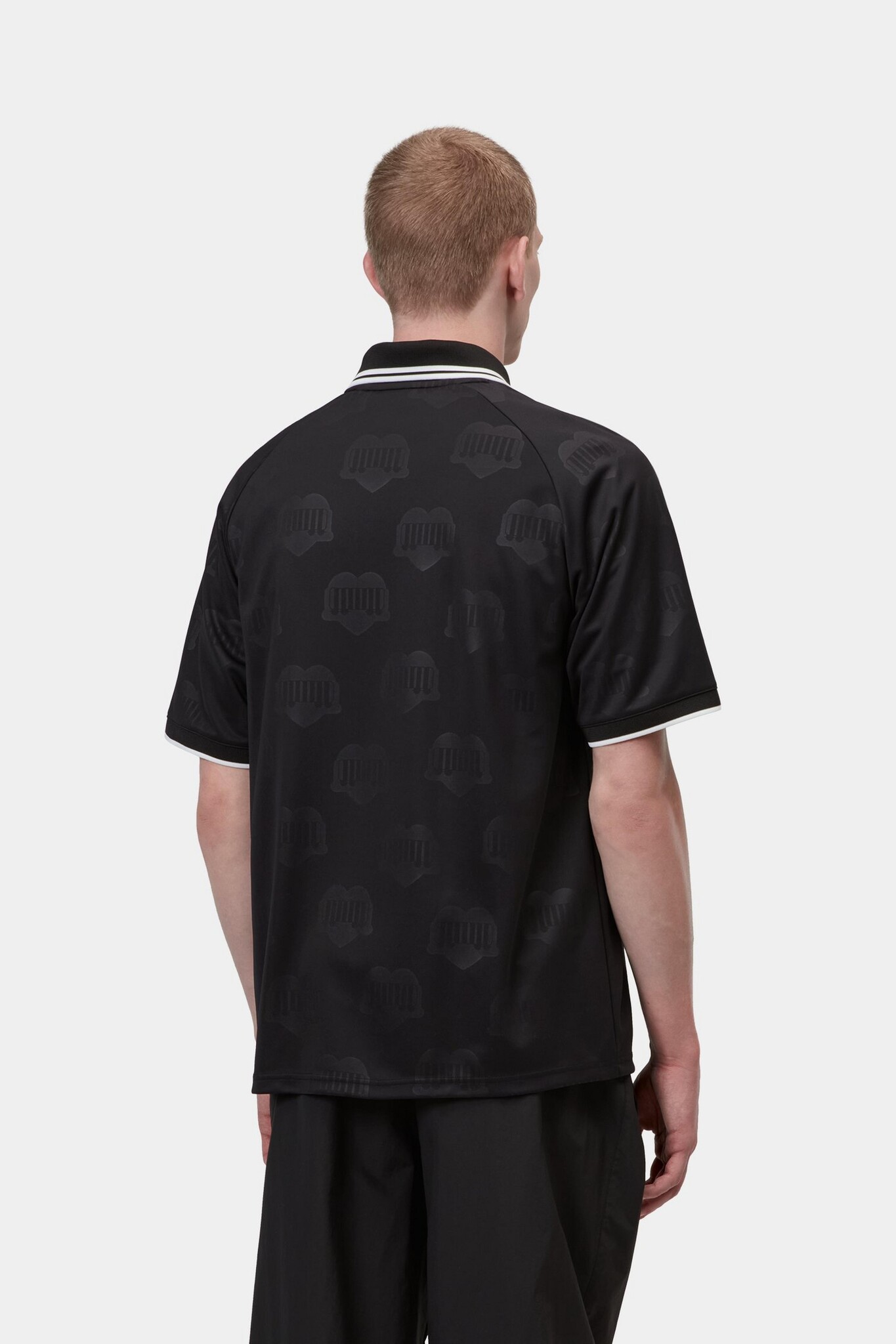 Carhartt WIP S/S Terrace Football T-Shirt - Heart Train Jacquard/Black