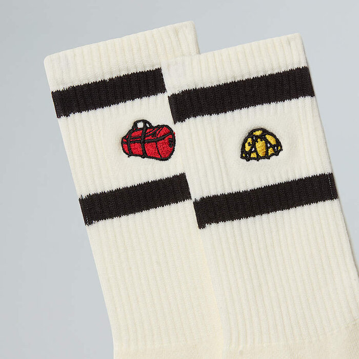 The North Face Everyday Crew Icons Sock - White Dune