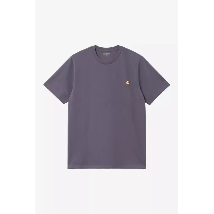 Carhartt WIP S/S American Script T-Shirt - Shady Purple