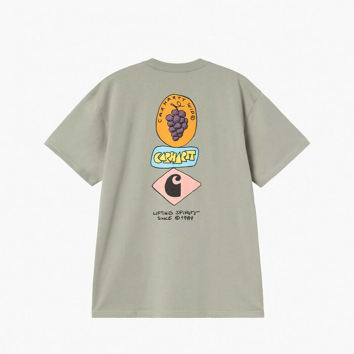 Carhartt WIP S/S Stacked Grapes T-Shirt - Shady Green