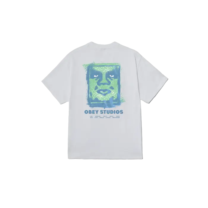 Obey Chalky Icon T-shirt - Heather Grey