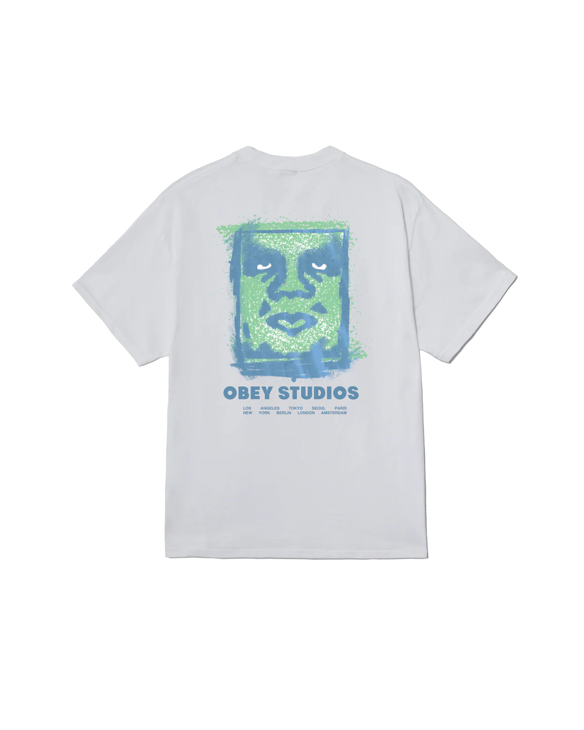 Obey Chalky Icon T-shirt - Heather Grey