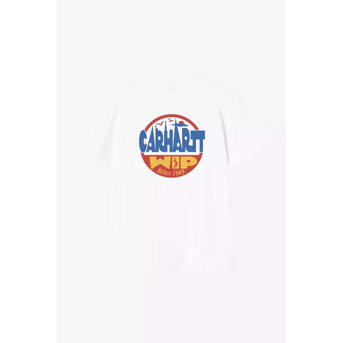 Carhartt WIP S/S Luggage Label T-Shirt - White