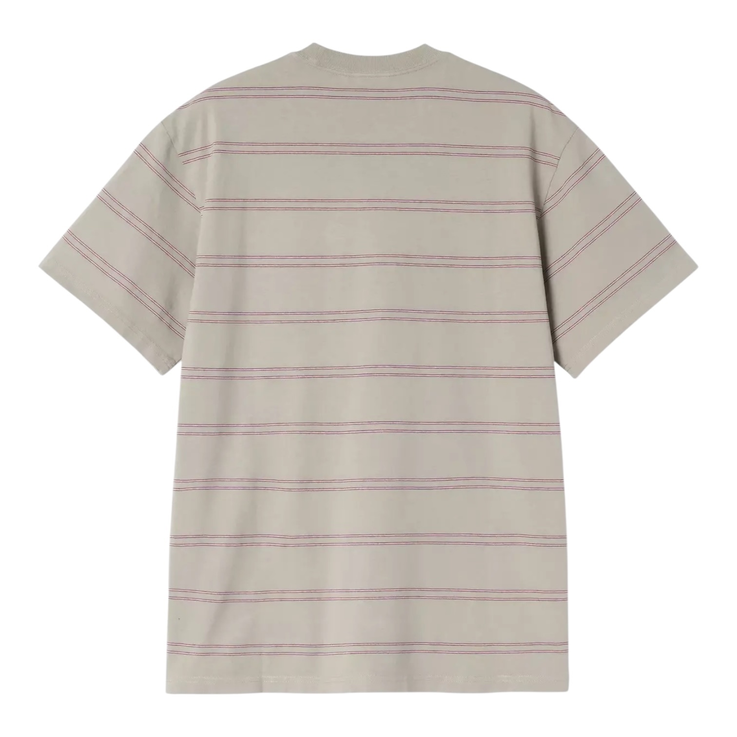 Carhartt WIP S/S Bert Pocket T-Shirt - Ben Stripe/Shady Purple/Shady Green (Garment Dyed)