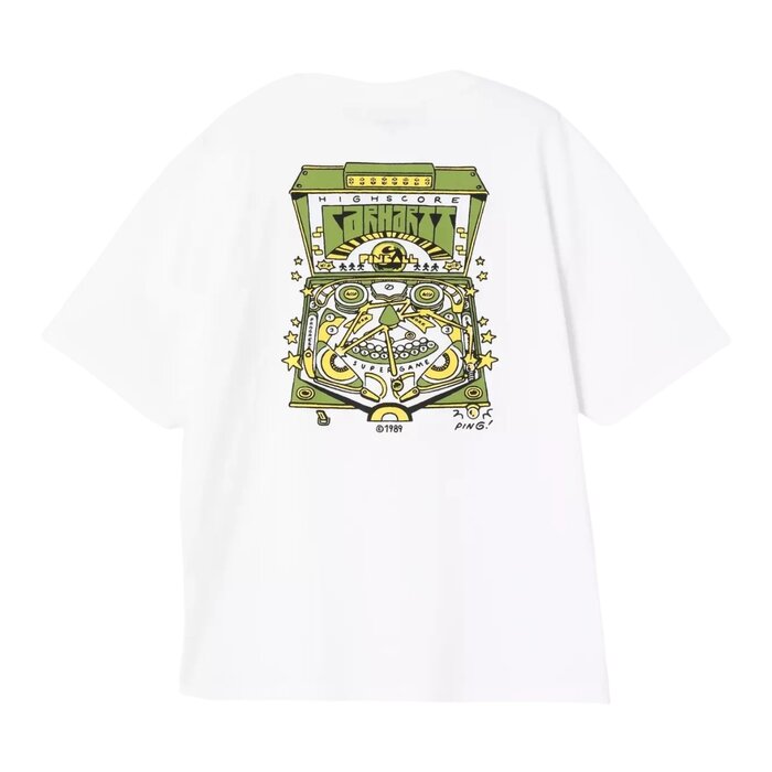 Carhartt WIP S/S Pinball T-Shirt - White