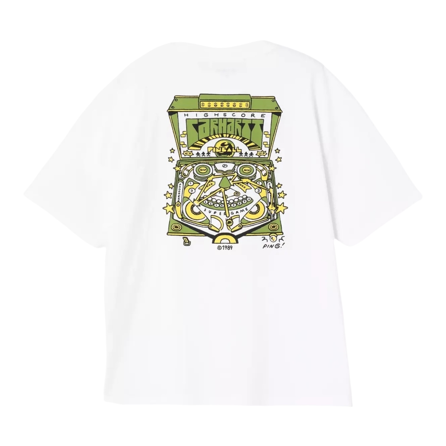 Carhartt WIP S/S Pinball T-Shirt - White