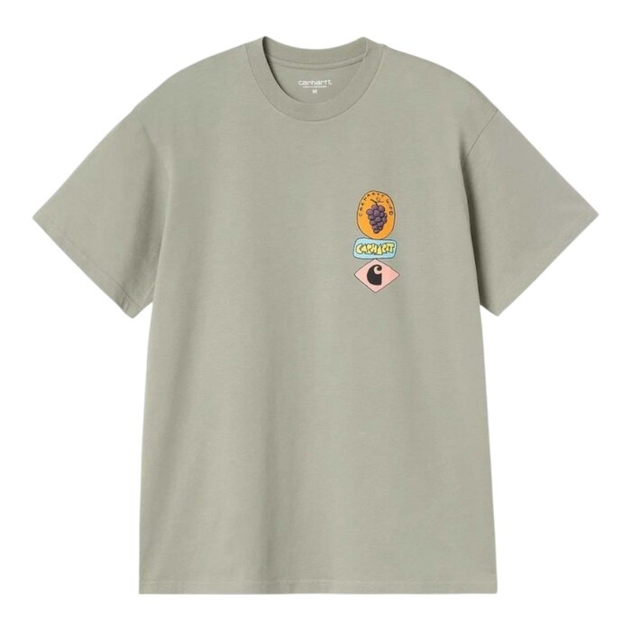 Carhartt WIP S/S Stacked Grapes T-Shirt - Shady Green