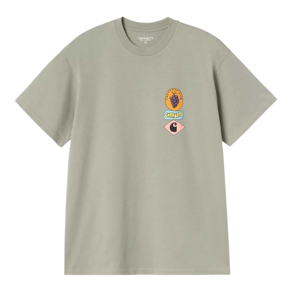 Carhartt WIP S/S Stacked Grapes T-Shirt - Shady Green