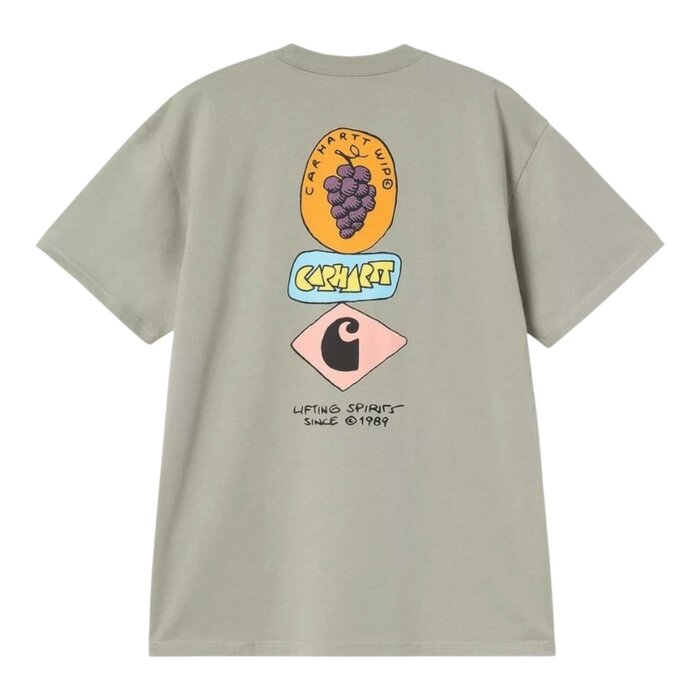 Carhartt WIP S/S Stacked Grapes T-Shirt - Shady Green