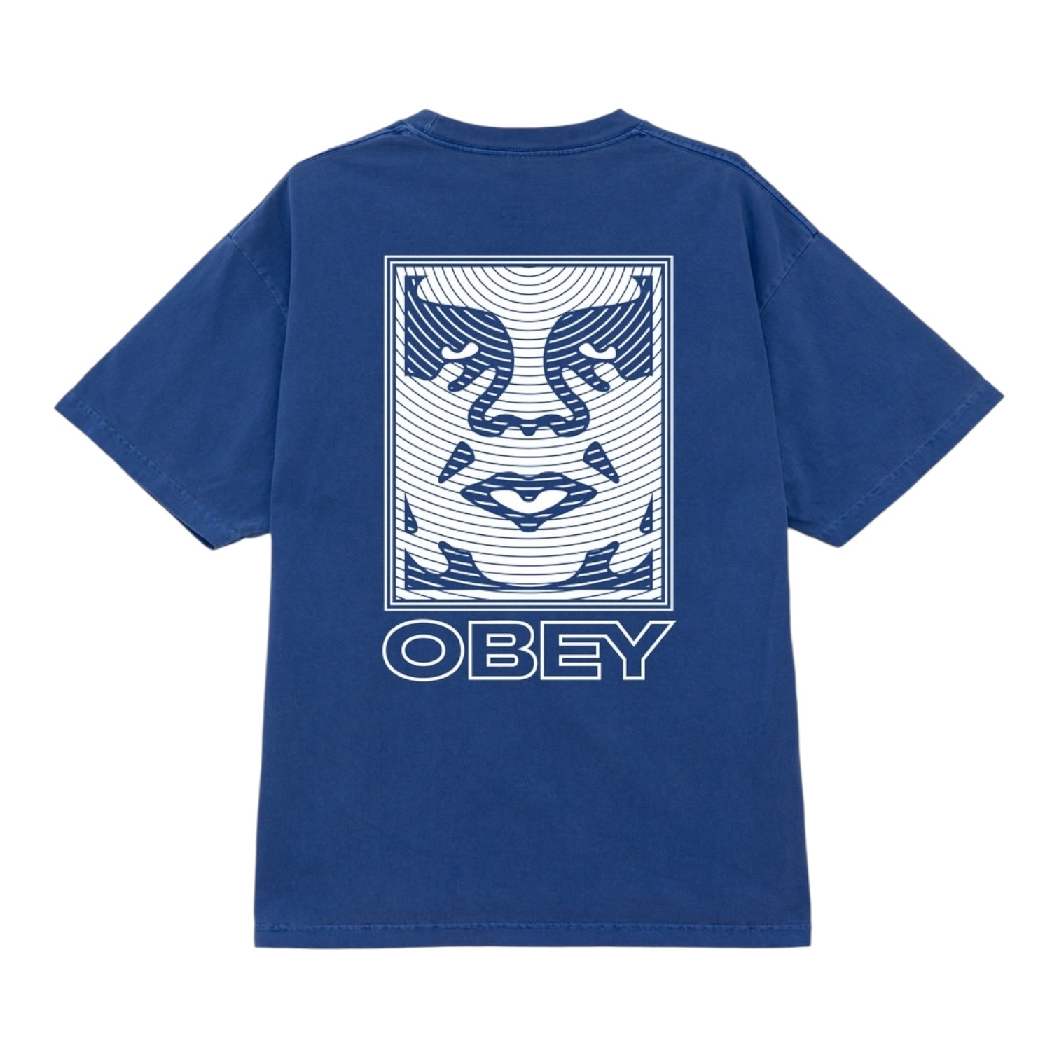 Obey Ripple T-Shirt - Pigment Electric Indigo