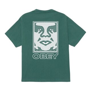 Obey Ripple T-Shirt - Pigment Rainforest