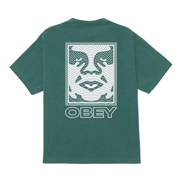 Obey Ripple T-Shirt - Pigment Rainforest