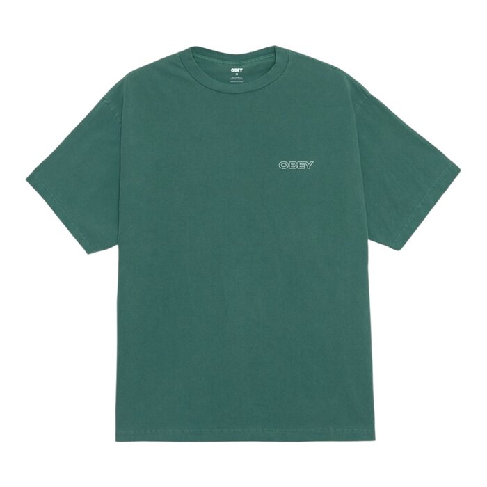 Obey Ripple T-Shirt - Pigment Rainforest