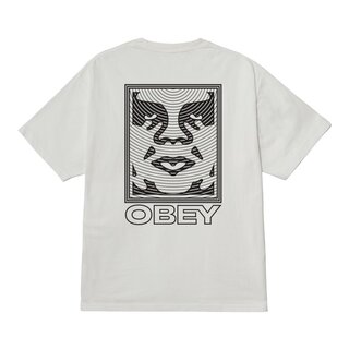 Obey Ripple T-Shirt - Pigment Vintage White