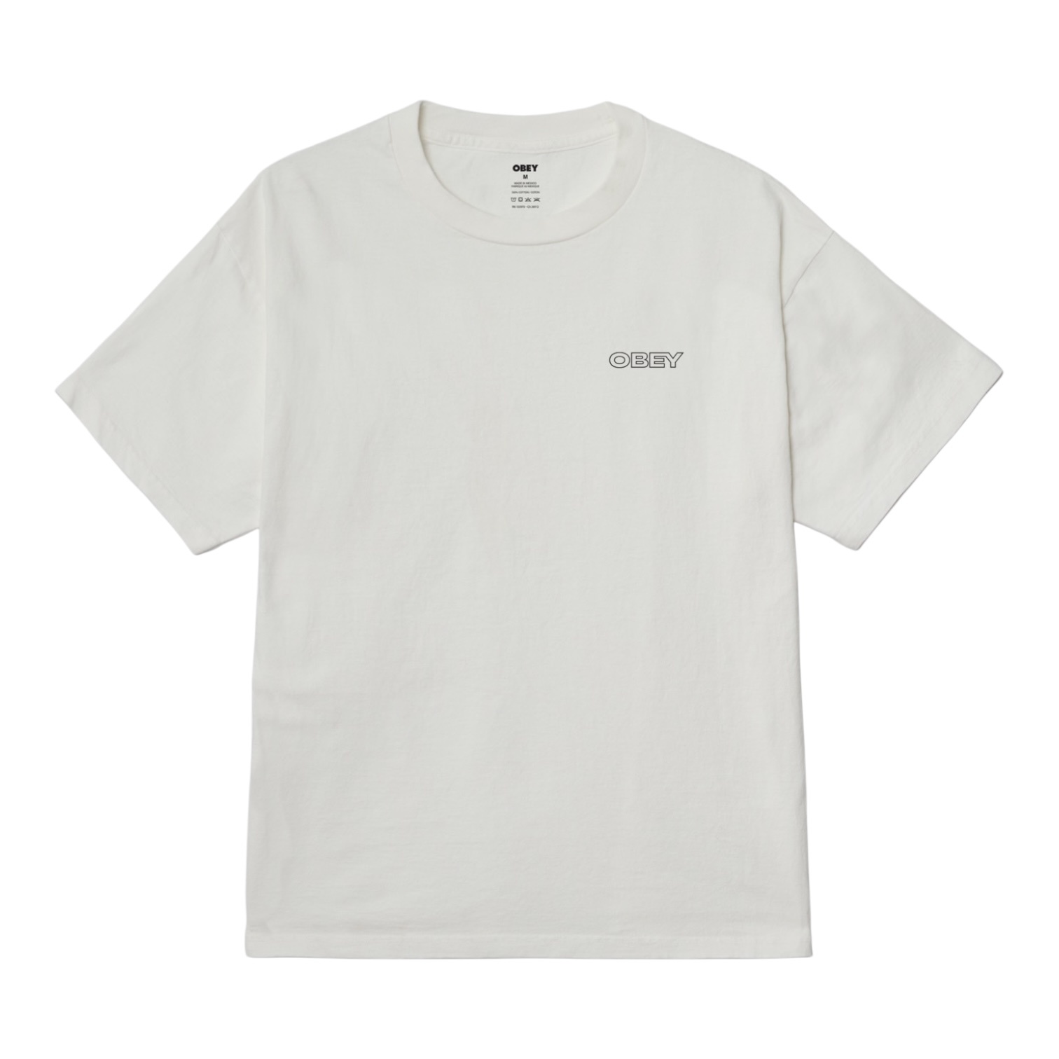 Obey Ripple T-Shirt - Pigment Vintage White