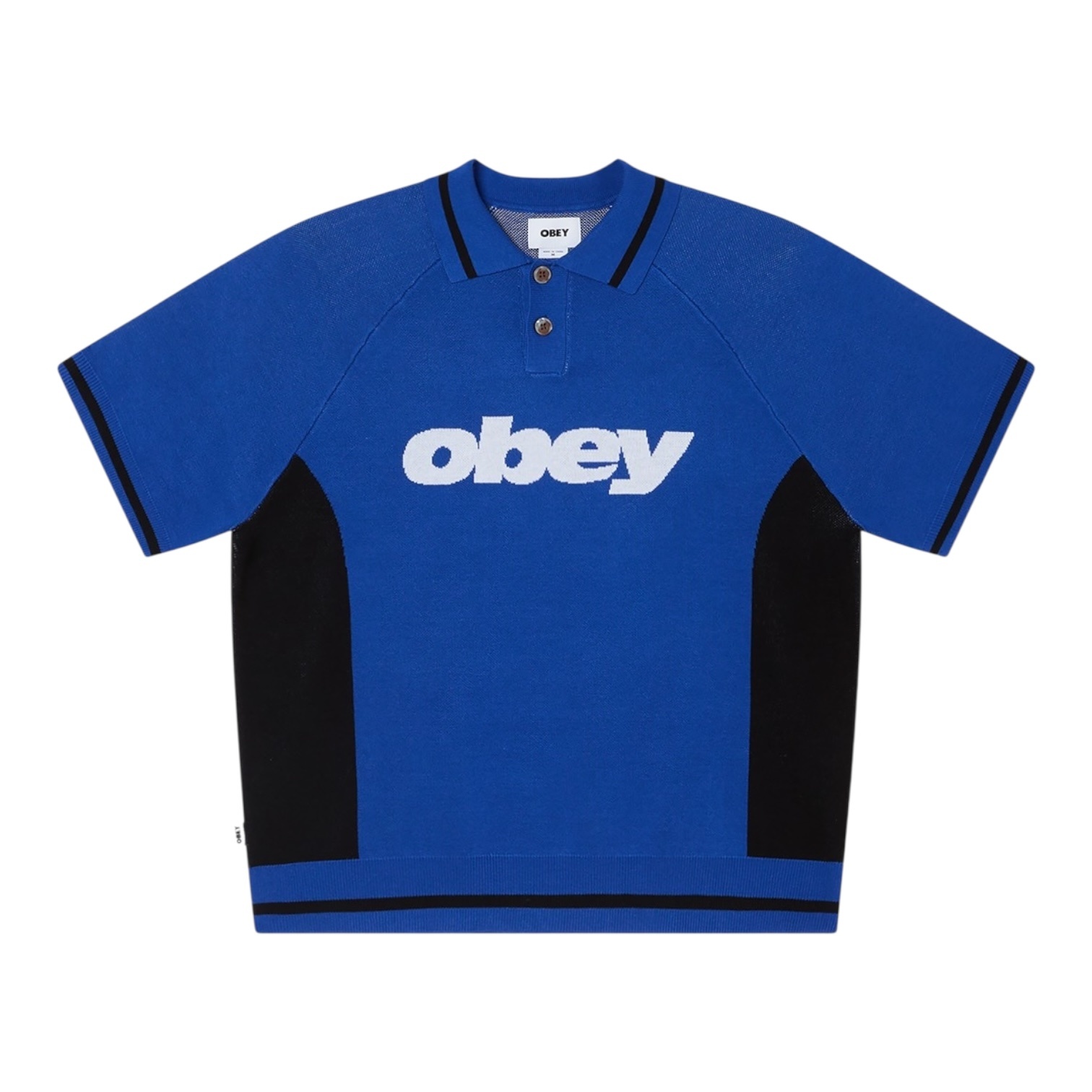 Obey Obey Sport Polo Sweater - Blue Multi