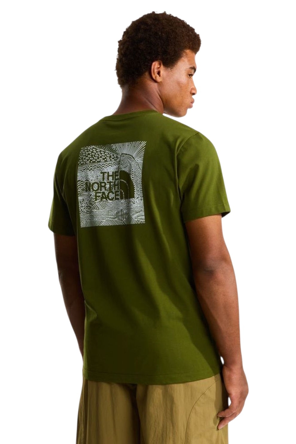 The North Face M' Box NSE Celebration Regular T-Shirt - Woodland  Green
