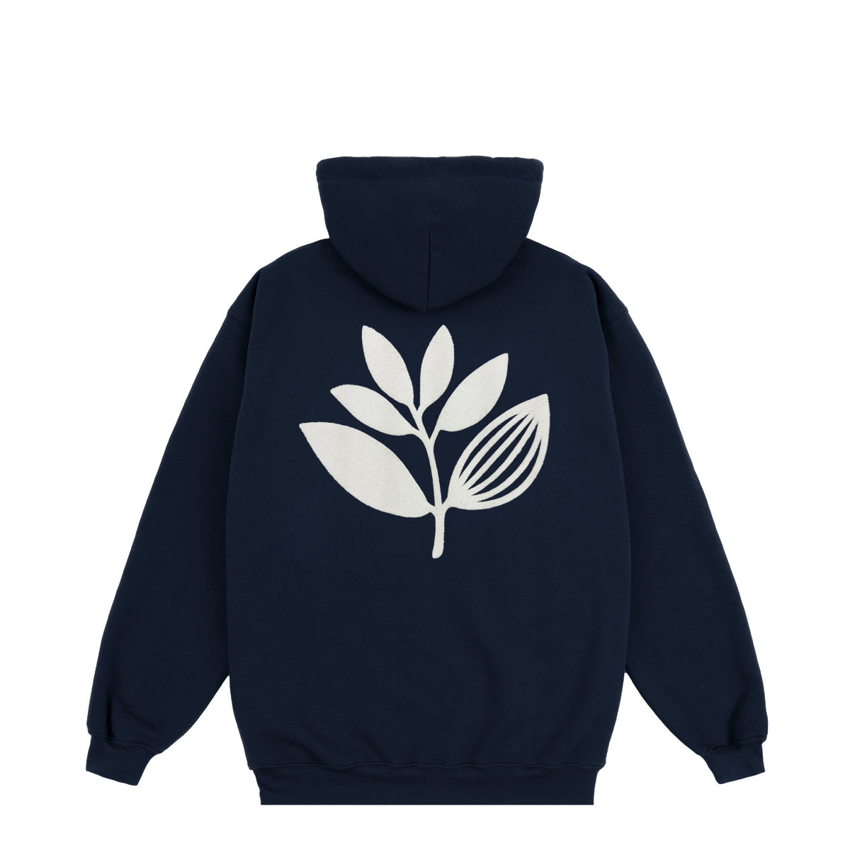 Magenta Chenille Hoodie - Dark Navy