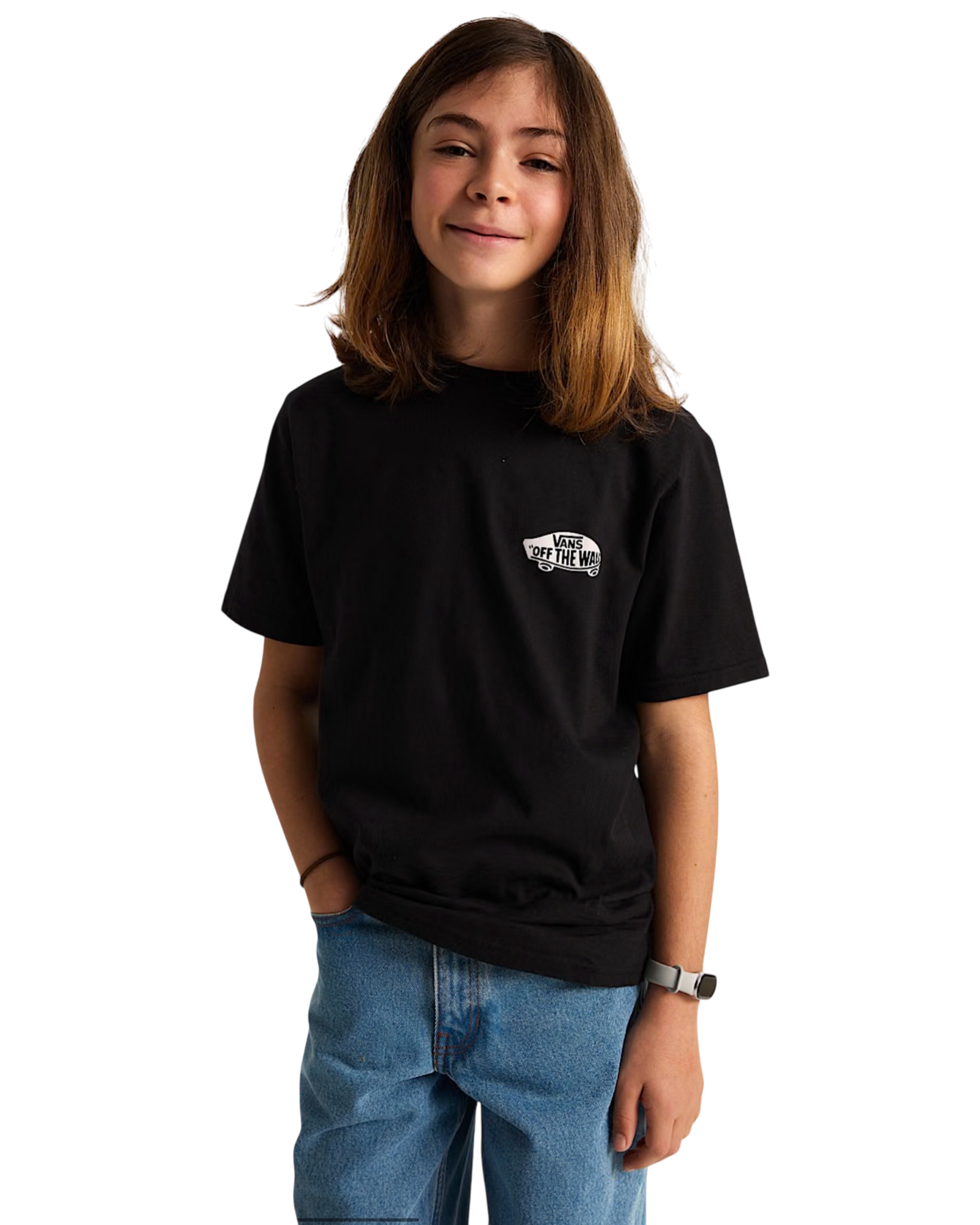Vans Double Standart Youth SS Tee - Black/White