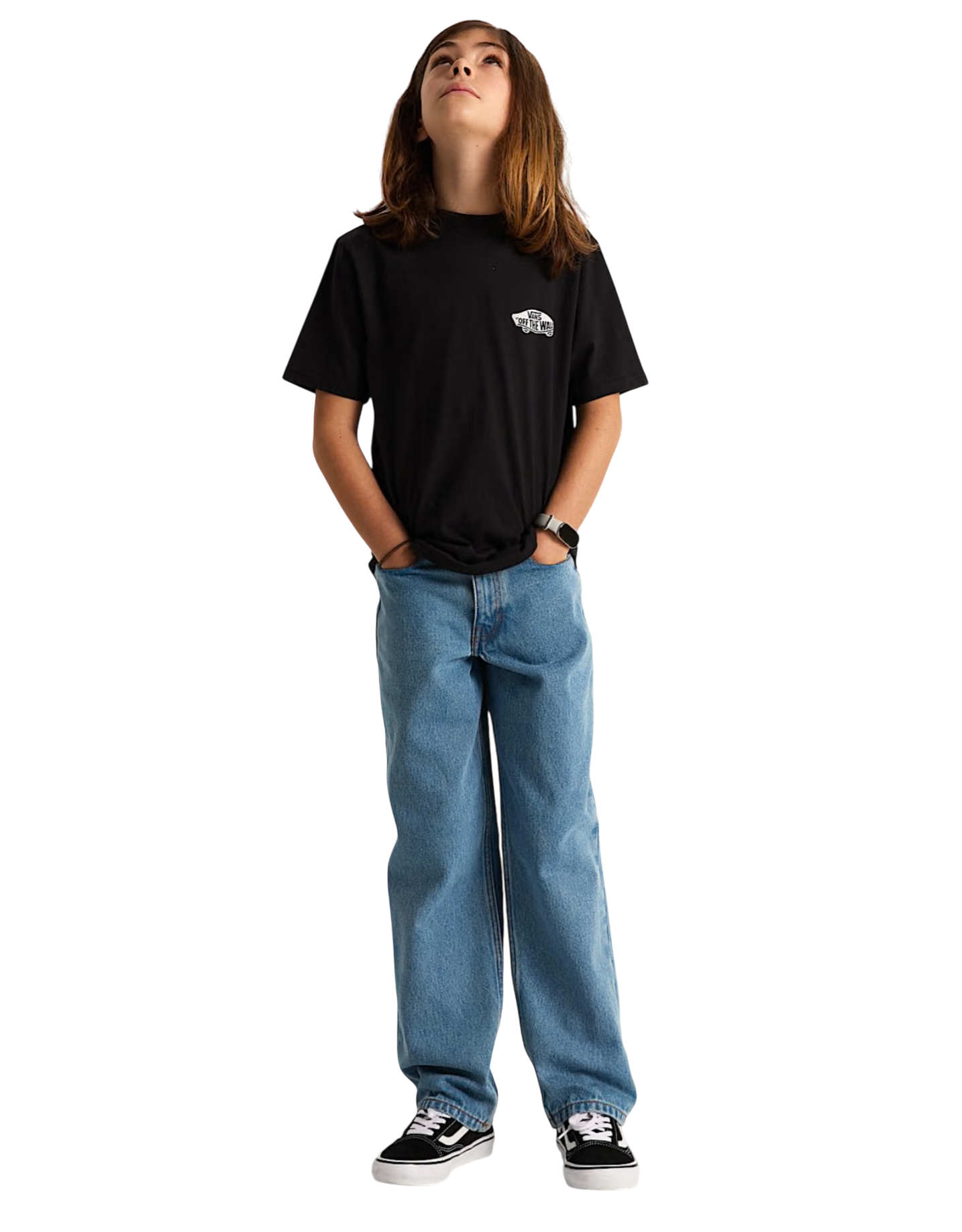 Vans Double Standart Youth SS Tee - Black/White