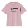 W' S/S Bumper Sticker T-Shirt - Hortensia