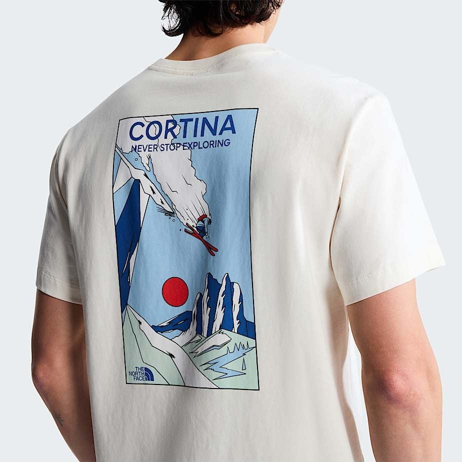 The North Face Mountain Celebration Regular T-Shirt - White Dune