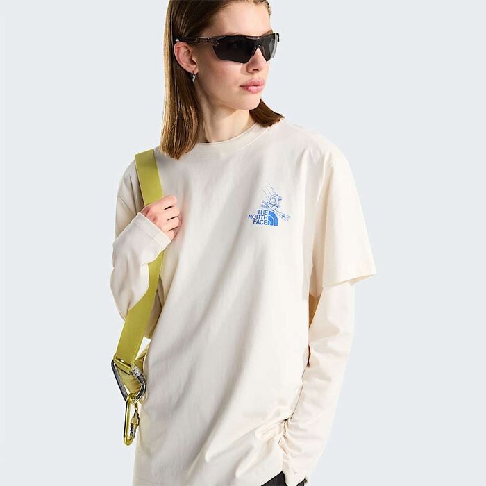 The North Face Mountain Celebration Regular T-Shirt - White Dune
