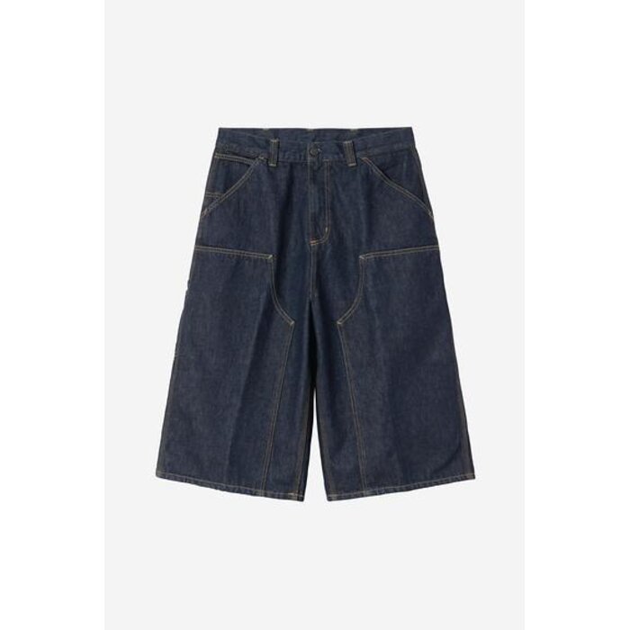 Carhartt WIP OG Double Knee Long Short - Blue Rinsed