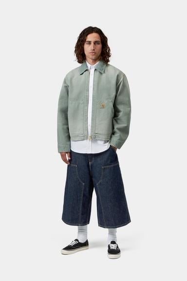 Carhartt WIP OG Double Knee Long Short - Blue Rinsed