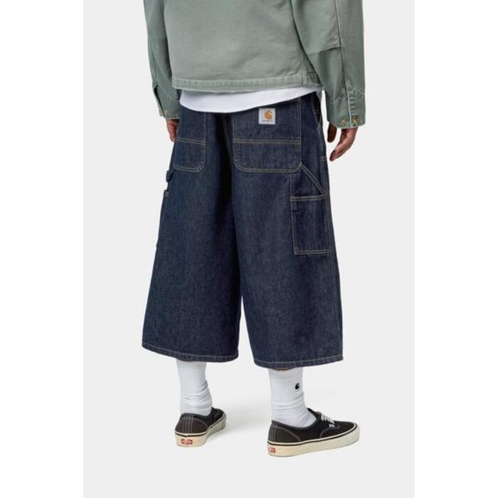 Carhartt WIP OG Double Knee Long Short - Blue Rinsed