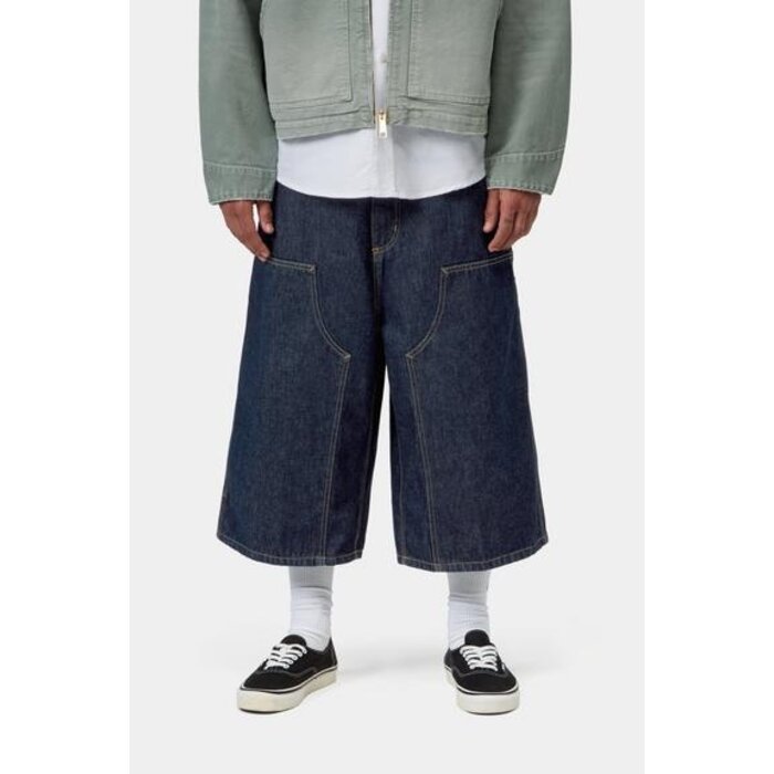 Carhartt WIP OG Double Knee Long Short - Blue Rinsed