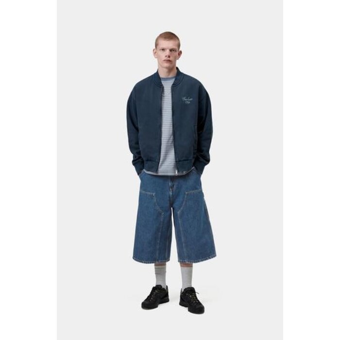 Carhartt WIP OG Double Knee Long Short - Blue Stone Washed