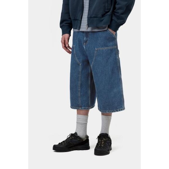 Carhartt WIP OG Double Knee Long Short - Blue Stone Washed