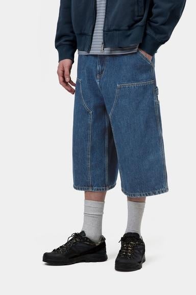 Carhartt WIP OG Double Knee Long Short - Blue Stone Washed