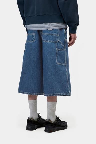 Carhartt WIP OG Double Knee Long Short - Blue Stone Washed
