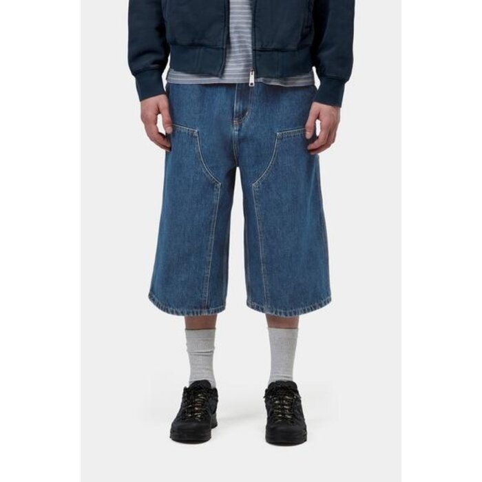 Carhartt WIP OG Double Knee Long Short - Blue Stone Washed