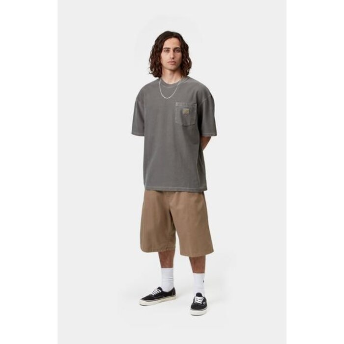 Carhartt WIP S/S Loose Pocket T-Shirt - Black Garment Dyed