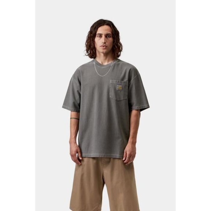 Carhartt WIP S/S Loose Pocket T-Shirt - Black Garment Dyed