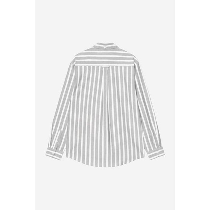 Carhartt WIP L/S Deven Shirt - Deven Stripe Black/White
