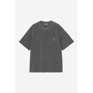 Carhartt WIP S/S Nelson Waffle T-Shirt - Black (Garment Dyed)