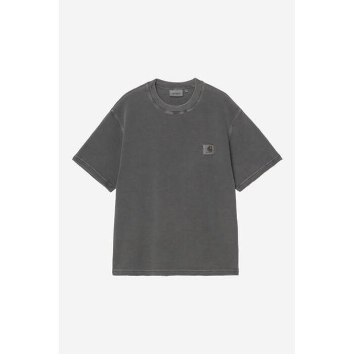 Carhartt WIP S/S Nelson Waffle T-Shirt - Black (Garment Dyed)