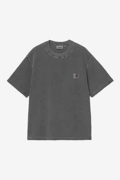 Carhartt WIP S/S Nelson Waffle T-Shirt - Black (Garment Dyed)