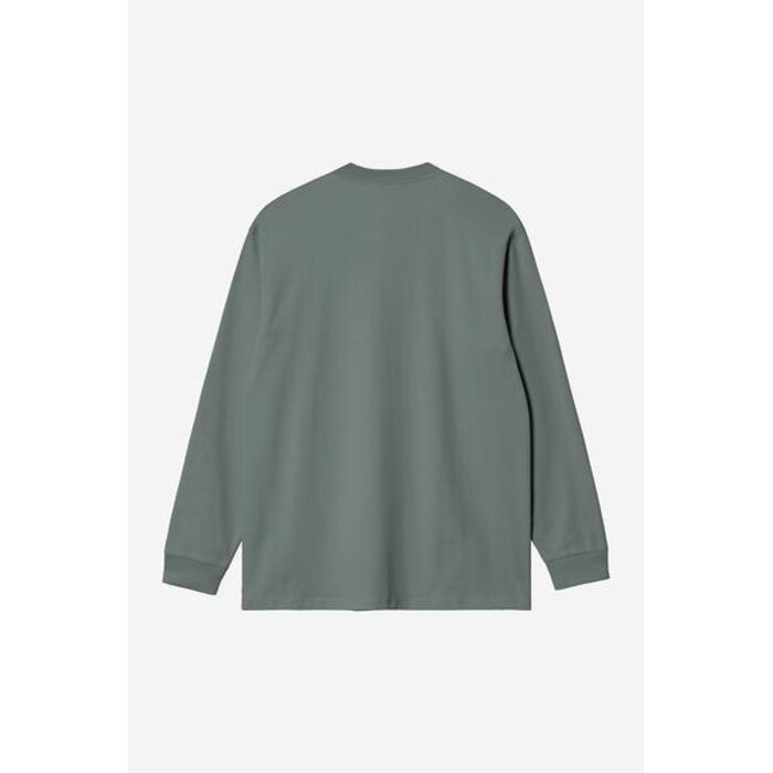 Carhartt WIP L/S Pocket T-shirt - Velvet Green