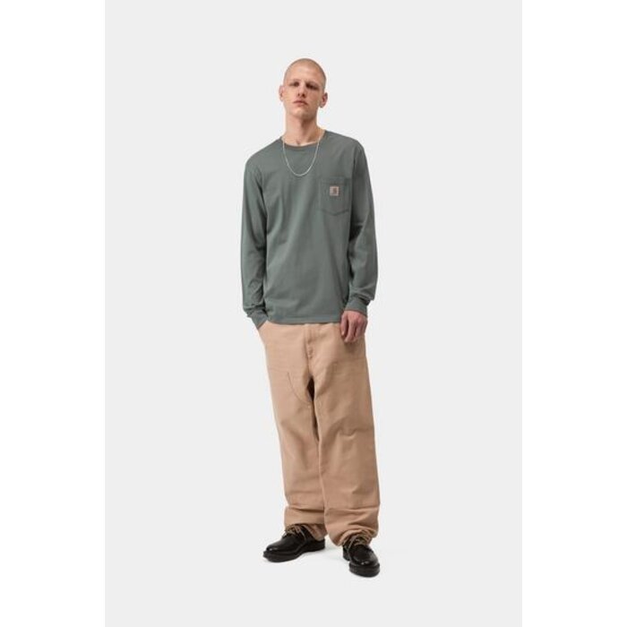 Carhartt WIP L/S Pocket T-shirt - Velvet Green