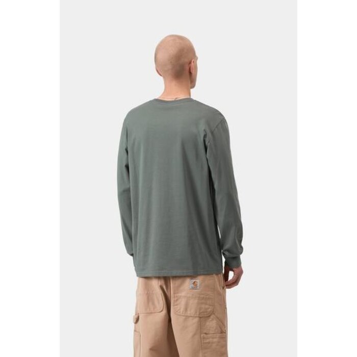 Carhartt WIP L/S Pocket T-shirt - Velvet Green
