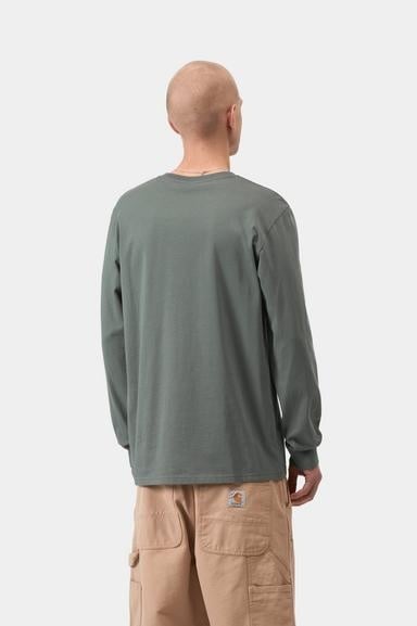 Carhartt WIP L/S Pocket T-shirt - Velvet Green