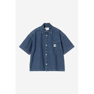 Carhartt WIP W' S/S Lovilia Shirt - Blue Stone Washed