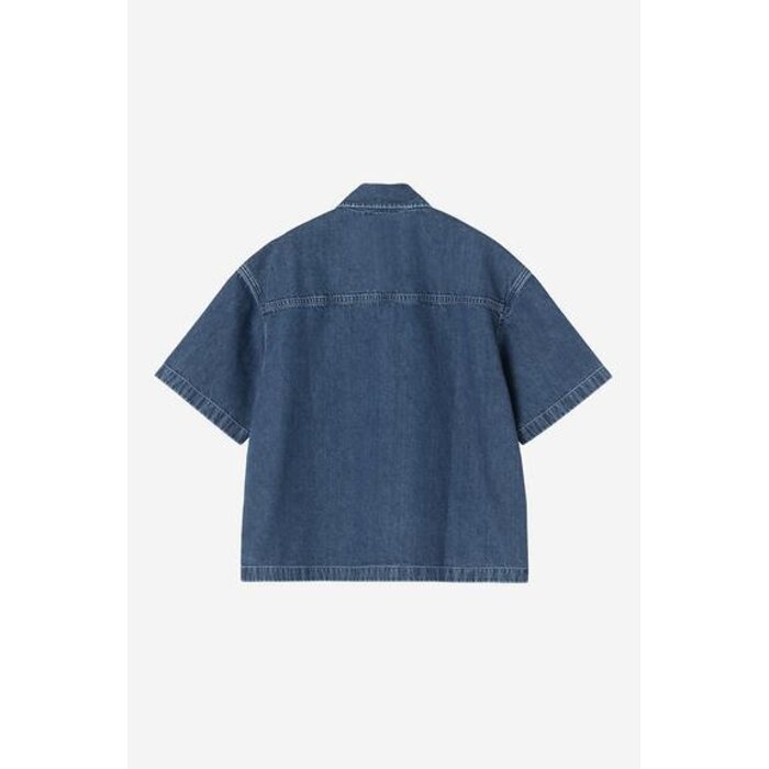Carhartt WIP W' S/S Lovilia Shirt - Blue Stone Washed
